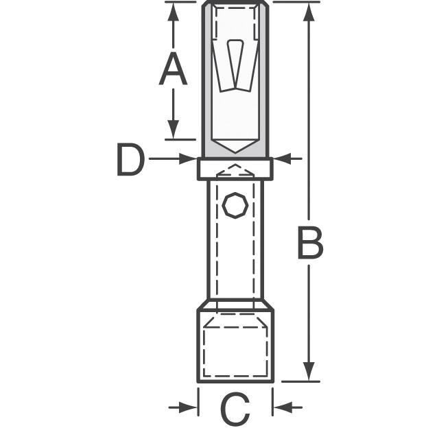 0348-0-33-15-34-27-10-0 Mill-Max Manufacturing Corp.  Connettori a presa per pin PC